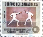 Stamps El Salvador -  Intercambio nfxb 0,20 usd 30 cents. 1977
