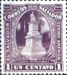 Sellos de America - El Salvador -  Intercambio 0,20 usd 1 cent. 1924