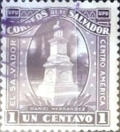 Stamps El Salvador -  Intercambio 0,20 usd 1 cent. 1924
