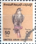 Stamps : Asia : United_Arab_Emirates :  Intercambio 0,40 usd 50 fils. 1990