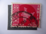 Stamps : Asia : India :  Territorio de la India.
