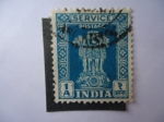 Stamps India -  Columna de Asoka