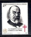 Stamps : America : Mexico :  Centenario del Descubrimiento del Bacilo de la Tuberculosis