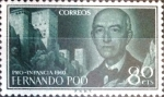 Stamps Spain -  Intercambio jxi 0,60 usd 80 cent. 1960