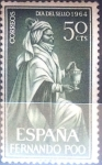 Stamps : Europe : Spain :  Intercambio agm 0,25 usd 50 cent. 1964