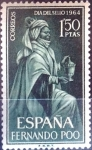 Stamps Spain -  Intercambio jxi 0,30 usd 1,50 ptas. 1964