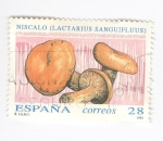 Stamps Spain -  Edifil 3247.Niscalo ( Lactarius Sanguifluus)