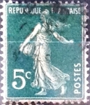 Stamps : Europe : France :  Intercambio 0,25  usd 5 cent. 1907