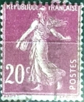 Stamps France -  Intercambio 0,25  usd 20 cent. 1926