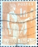 Stamps France -  Intercambio 0,25  usd 1 franco 1932