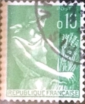Stamps France -  Intercambio 0,20  usd 10 cent. 1960