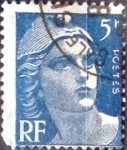 Stamps France -  Intercambio 0,25  usd 5 francos 1947