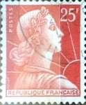 Sellos de Europa - Francia -  Intercambio 0,20  usd 25 francos 1959