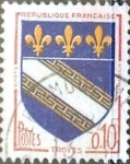 Sellos de Europa - Francia -  Intercambio 0,20  usd 10 cent. 1963