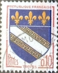 Stamps France -  Intercambio 0,20  usd 10 cent. 1963