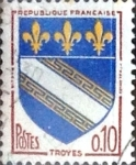 Stamps France -  Intercambio 0,20  usd 10 cent. 1963