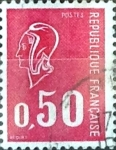 Stamps France -  Intercambio 0,20  usd 50 cent. 1971