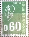 Stamps France -  Intercambio 0,35  usd 60 cent. 1974