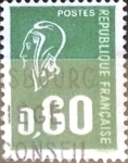 Stamps France -  Intercambio 0,35  usd 60 cent. 1974