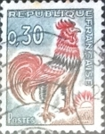 Stamps : Europe : France :  Intercambio 0,20  usd 30 cent.  1965