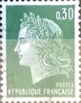 Stamps France -  Intercambio 0,20  usd 30 cent.  1969