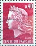 Stamps France -  Intercambio 0,20  usd 40 cent.  1969