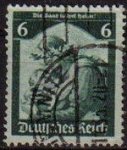 Stamps Germany -  DEUTSCHES REICH 1935 Scott449 SELLO SAAR Bienvenidos a casa ALEMANIA Welcoming home Yvert 525 Mitche