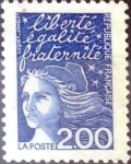 Stamps : Europe : France :  Intercambio jxn 0,30  usd 2 francos  1997