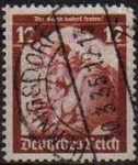 Stamps Germany -  DEUTSCHES REICH 1935 Scott450 SELLO SAAR Bienvenidos a casa ALEMANIA Welcoming home Yvert 526 Mitche