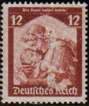 Stamps Germany -  DEUTSCHES REICH 1935 Scott450 SELLO Nuevo SAAR Bienvenidos a casa ALEMANIA Welcoming home Mitchel567
