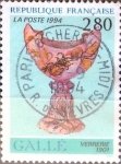 Stamps France -  Intercambio jxn 0,35 usd 2,80 francos 1994