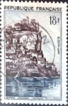Stamps France -  Intercambio jxn 0,20 usd 18 francos 1957