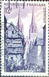 Stamps France -  Intercambio 0,20 usd 12 francos 1954