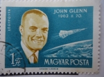 Stamps Hungary -  John Glenn