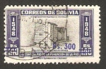 Stamps Bolivia -  363 - IV Centº de la Fundacion de La Paz, Palacio de Comunicaciones