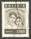 Stamps Bolivia -  385 - Ayuda a los refugiados