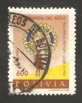 Stamps Bolivia -  398 - Construcción de un hospital para niños, por Rotary Club, de La Paz