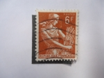 Stamps France -  Moissonneuse.