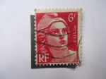 Stamps France -  Marianne de Gandon.