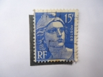 Stamps France -  Marianne de Gandon.