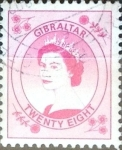 Stamps Gibraltar -  Intercambio 1,00 usd 28 p. 1999