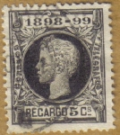 Stamps Europe - Spain -  ALFONSO XIII. Impuesto de guerra