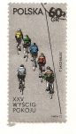 Stamps Poland -  Etapa ciclista Praga Varsovia Berlin