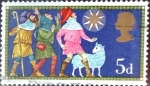 Stamps United Kingdom -  Intercambio m2b 0,20 usd 5 p. 1969