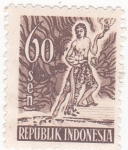 Sellos de Asia - Indonesia -  Indígena