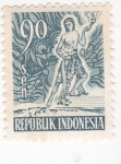 Stamps : Asia : Indonesia :  Indígena