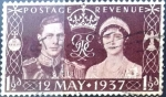 Stamps United Kingdom -  Intercambio 0,25 usd 1,5 p. 1937
