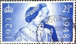 Stamps United Kingdom -  Intercambio 0,20 usd 2,5 p. 1948