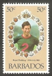 Stamps America - Barbados -  El Príncipe Charles