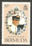 Stamps Bermuda -  403 - El Príncipe Charles